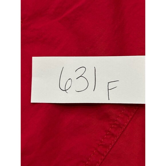 Style & Co Mid Rise Capri Pants Red Sz 12 Button Red Cotton Blend Casual Wear - Picture 9 of 10